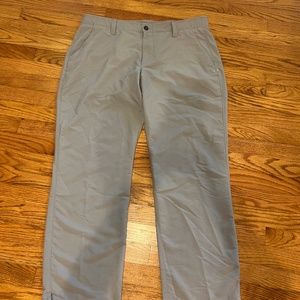 Men's Under Armour Light Gray Golf Pants